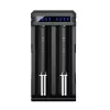 Įkroviklis XTAR SC2 Li-ion 18650 2 lizdai, USB-C maitinimas, LED indikatoriai, juodas