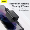 Baseus Super Si Quick Charger 1C TZCCSUP-L01 greitasis įkroviklis, 25W, USB-C PD, su 1 m USB-C kabeliu, juodas