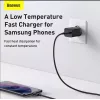 Baseus Super Si Quick Charger 1C TZCCSUP-L01 greitasis įkroviklis, 25W, USB-C PD, su 1 m USB-C kabeliu, juodas