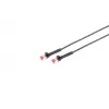 Tinklo kabelis Lanview LV-6AFTP-FLEX-ANG-10B RJ45 Cat6A 10m Juodas