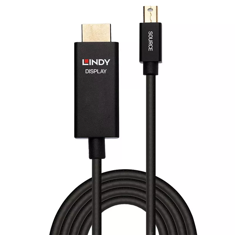 Lindy 3 m aktyvus Mini DisplayPort į HDMI laidas su HDR