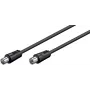 Microconnect COAX015 koaksialinis kabelis 1,5 m juodas