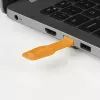 Lindy RJ45 prievadų užraktai oranžiniai 10 vnt. + 1 raktas