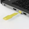 Lindy RJ-45 prievadų blokatoriai be rakto, 20 vnt., geltoni
