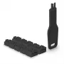 Lindy RJ45 Port Locks Black portų blokavimo rinkinys – 10 vnt. + 1 raktas, tinka RJ-45 prievadams