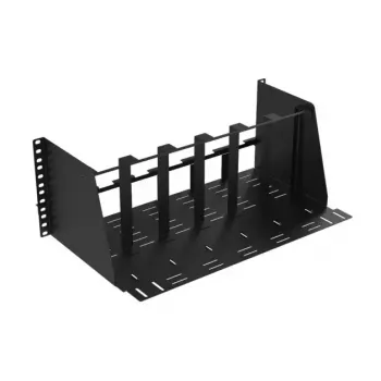 Mini PC lentyna Lanview LVR-MINIPC-BRACK-4UBL – 19 inch 4U metalinis stovas