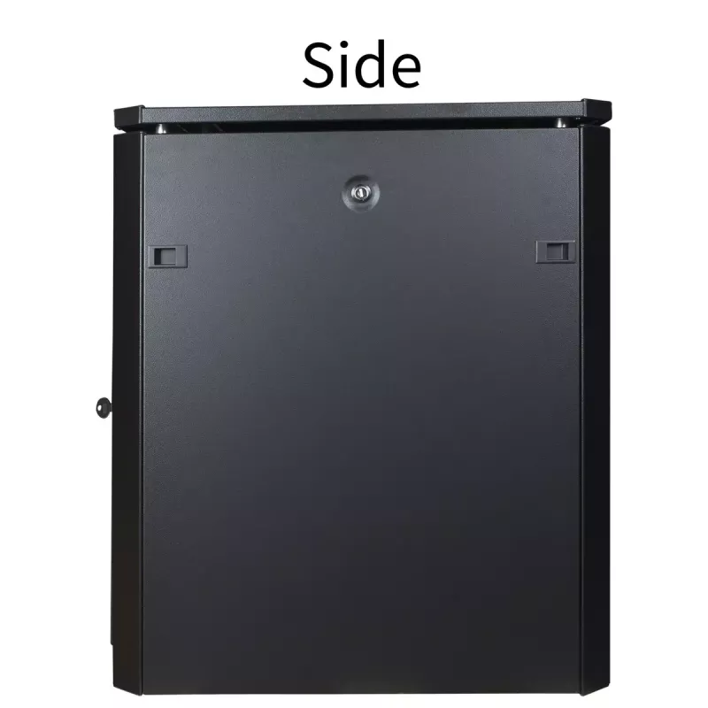 Stovimas stovas Lanview RDL12U66BL — 12U, 600 kg, rakinamas, reguliuojamos kojelės, kabelių valdymas, IP40, juodas