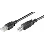MicroConnect USBAB3B-LSZH USB 2.0 laidas 3 m USB A – USB B juodas