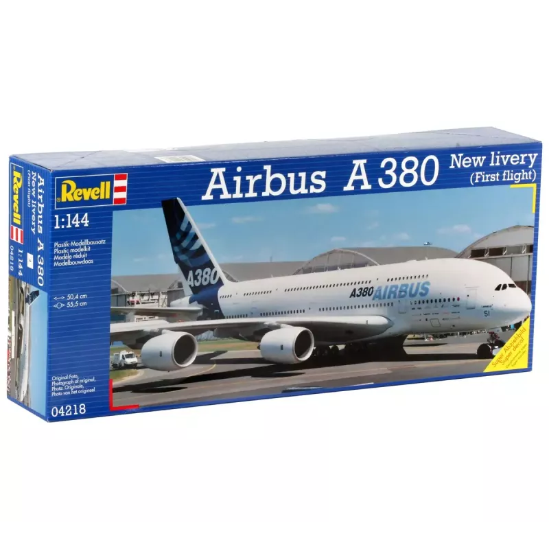 Modelis klijuoti Revell Airbus A 380 Nauji dažai Pirmasis skrydis