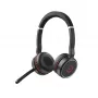 Ausinės „Jabra Evolve 75 SE MS“ stereo, laidinės ir belaidės Bluetooth, 30 m veikimo atstumas