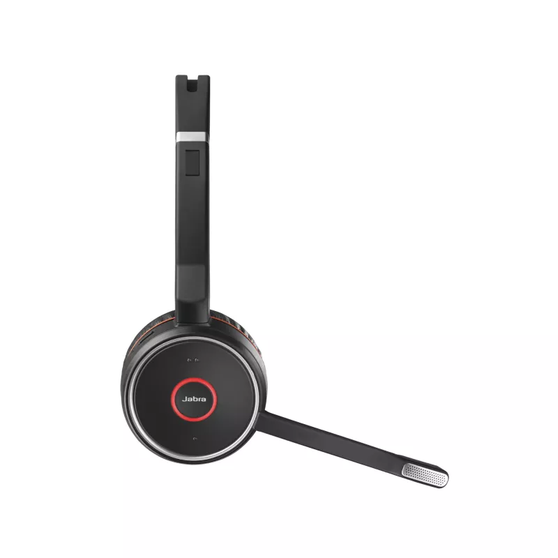 Ausinės „Jabra Evolve 75 SE MS“ stereo, laidinės ir belaidės Bluetooth, 30 m veikimo atstumas