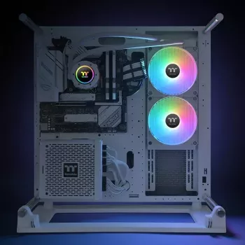 Vandens aušintuvas „Thermaltake“ CL-W377-PL14SW-A 14 cm Baltas 84.32 cfm
