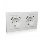 ICY BOX IB-MPS4200W-PD lizdas su USB A ir USB C, 18 W, baltas