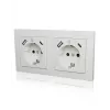 ICY BOX IB-MPS4200W-PD lizdas su USB A ir USB C, 18 W, baltas