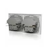 ICY BOX IB-MPS4200W-PD lizdas su USB A ir USB C, 18 W, baltas