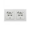 ICY BOX IB-MPS4200W-PD lizdas su USB A ir USB C, 18 W, baltas