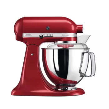 Virtuvinis kombainas KitchenAid Artisan 5KSM175PS – 300 W, 4,8 l nerūdijančio plieno dubuo, raudona