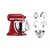 Virtuvinis kombainas KitchenAid Artisan 5KSM175PS – 300 W, 4,8 l nerūdijančio plieno dubuo, raudona
