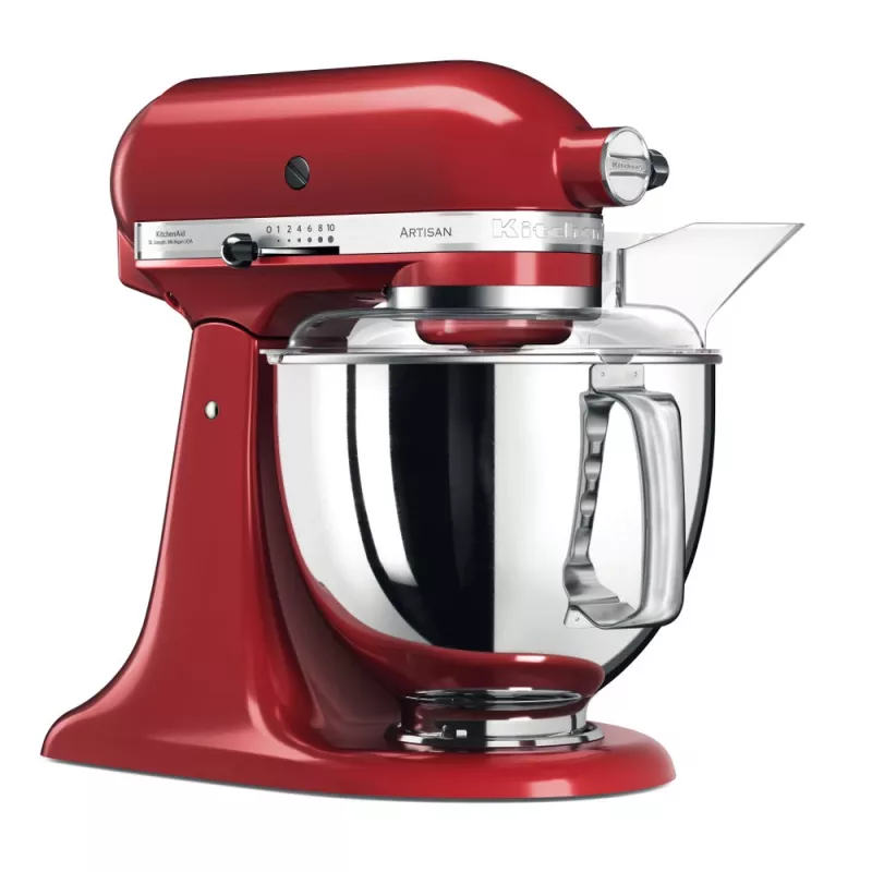 Virtuvinis kombainas KitchenAid Artisan 5KSM175PS – 300 W, 4,8 l nerūdijančio plieno dubuo, raudona