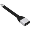 Techly ICOC-USBC-DP12 vaizdo kabelio adapteris 0,131 m USB Type-C – DisplayPort, juodas