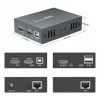 AV siųstuvas-imtuvas LEVELONE HVE-8111, 3840×2160, Cat6, USB-A/USB-B, DC 12V (2 vnt.)