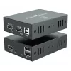 AV siųstuvas-imtuvas LEVELONE HVE-8111, 3840×2160, Cat6, USB-A/USB-B, DC 12V (2 vnt.)