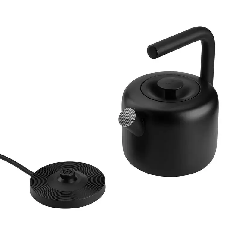 Elektrinis virdulys FELLOW Clyde 1,0L 1200W – silikoninis korpusas, 1,5 L talpa, juodos spalvos