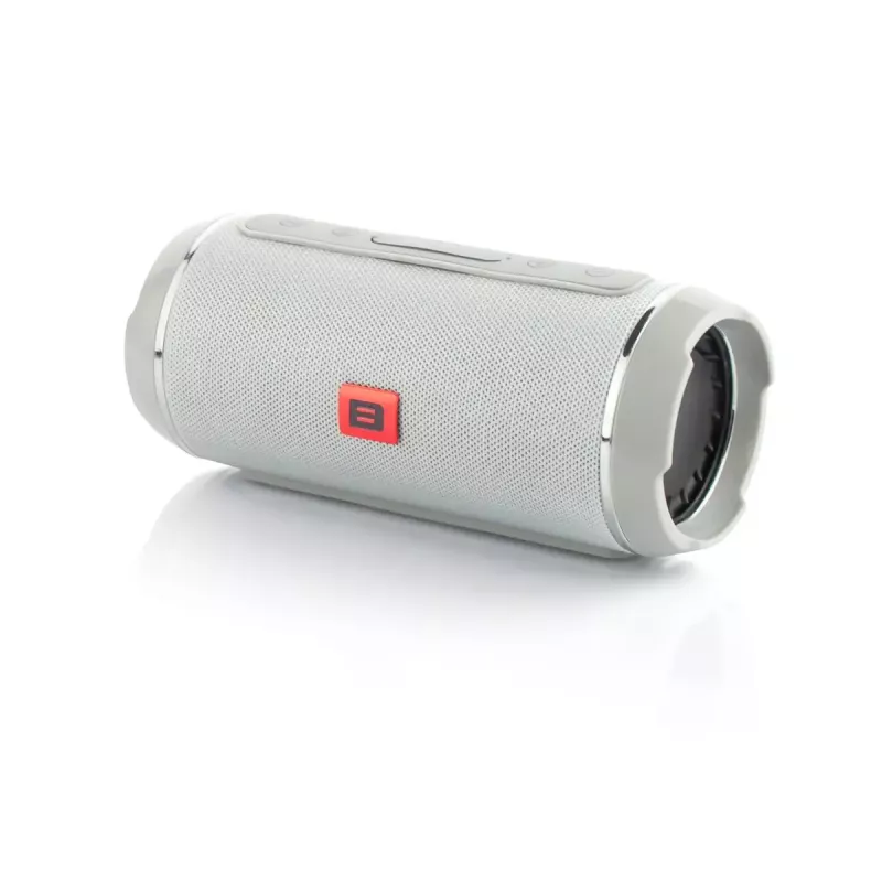 Mono belaidis garsiakalbis BLOW BT-460 PILKA — 5 W RMS, 2000 mAh baterija, Bluetooth 4.0, MicroSD, FM, AUX