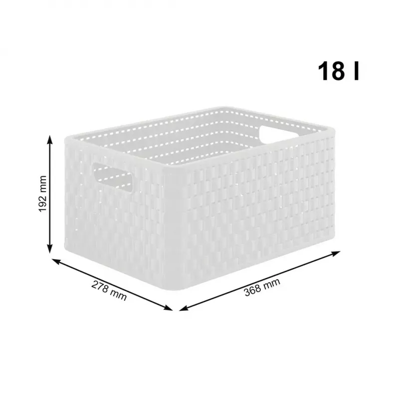 Lentyna rotho Country plastikinė saugojimo lentyna su 3 stalčiais, balta, 71,2×32,5×37,5 cm, technopolimeras, ratukai