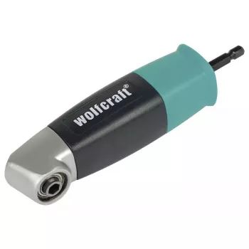 Kampinė pavara atsuktuvui Wolfcraft 4688000, šešiabriaunis kotas 6,35 mm, maks. sukimo momentas 13 N·m, 400 aps./min., juoda