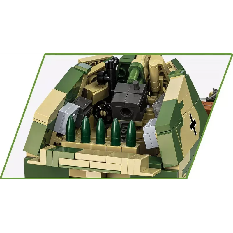 Cobi blokų rinkinys SD.KFZ.124 Wespe, 860 dalių