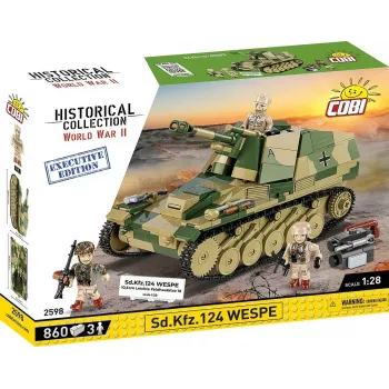 Cobi blokų rinkinys SD.KFZ.124 Wespe, 860 dalių