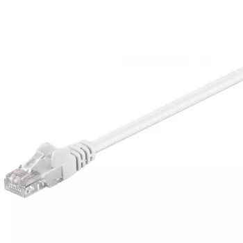 Tinklo kabelis GOOBAY 68501 RJ-45 Cat5e 1 m Baltas U/UTP 10/100/1000Base-T(X)