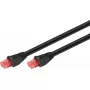Goobay 55434 RJ-45 Cat6 tinklo kabelis 20 m juodas