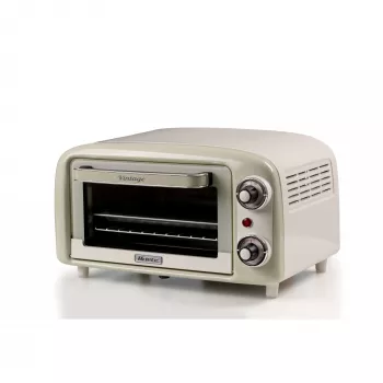 Ariete 3919 elektrinė orkaitė Vintage, 800W, 10L, dvigubas stiklas, retro, smėlio spalvos