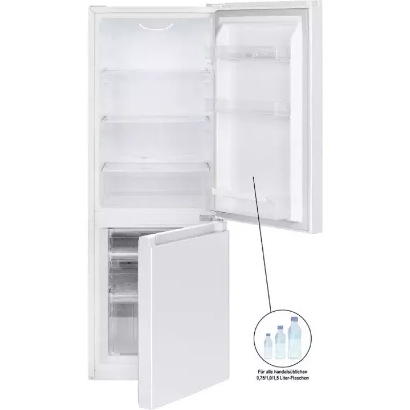 Laisvai pastatomas šaldytuvas BOMANN KG 320.2 – 165 L (šaldytuvas 122 L, šaldiklis 43 L), E klasė, 143 cm, baltas