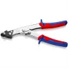 Tiesios žirklės plienui Knipex 90 55 280, pjovimo geba 1,2 mm