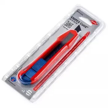 Pjovimo peilis su lūžtančiais ašmenimis Knipex CutiX® Black Blue Red