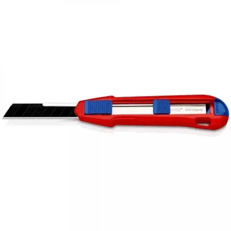 Pjovimo peilis su lūžtančiais ašmenimis Knipex CutiX® Black Blue Red