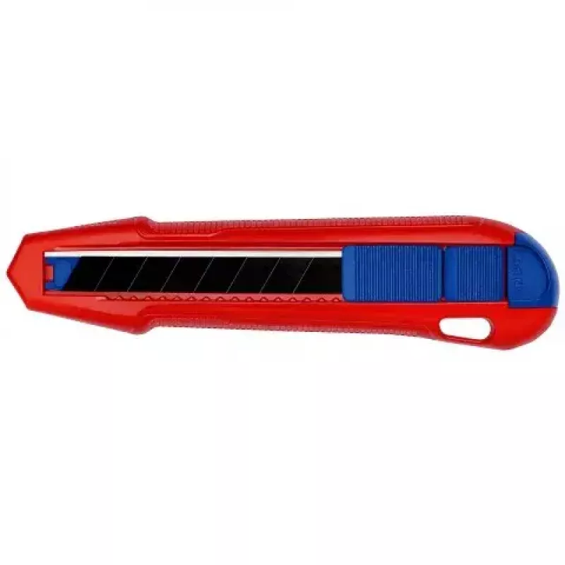 Pjovimo peilis su lūžtančiais ašmenimis Knipex CutiX® Black Blue Red