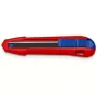 Pjovimo peilis su lūžtančiais ašmenimis Knipex CutiX® Black Blue Red
