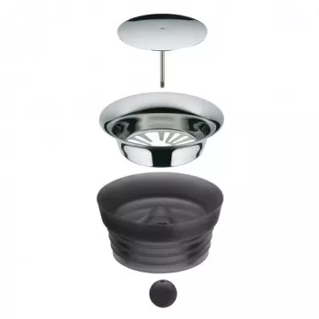 WMF 0617726040 vyno dekanteris 1,5 L juodas, permatomas
