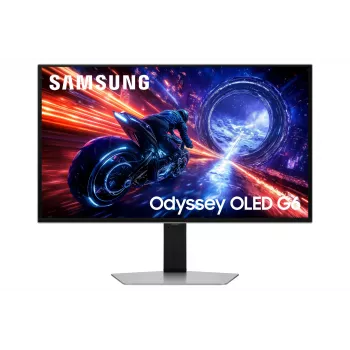 Samsung G60SF monitorius 68,6 cm (27 colių) 2560 x 1440 pikselių Quad HD OLED sidabrinis