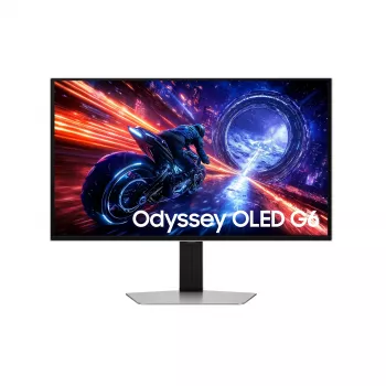 Samsung G60SF monitorius 68,6 cm (27 colių) 2560 x 1440 pikselių Quad HD OLED sidabrinis