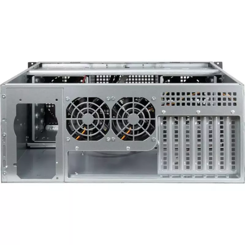 Serverio korpusas Inter-Tech 4U 40240 Rack juodas, pilkas