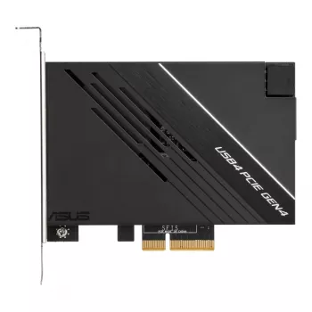 ASUS USB4 PCIe Gen4 kortelė – dviejų USB4 prievadų adapteris su DisplayPort 1.4
