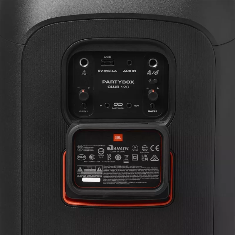JBL PartyBox Club 120 juoda vakarėlių kolonėlė 160 W