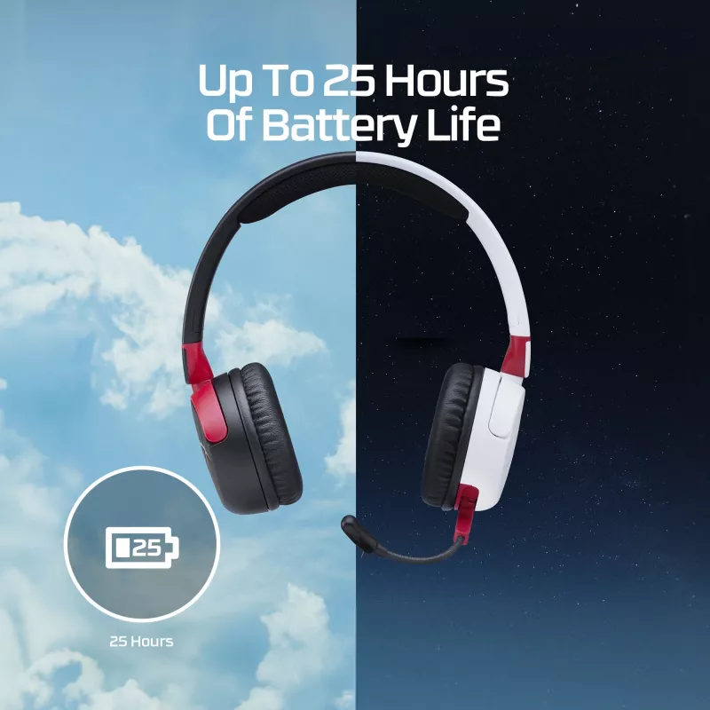 HyperX Cloud Mini – belaidžiai žaidimų ausinės (juodos)