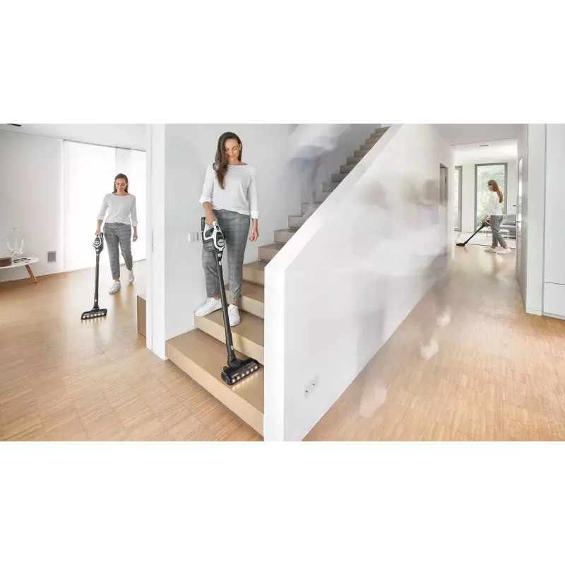 Bosch Serie 8 BBS8214 belaidis dulkių siurblys 2-in-1 (lazdinis/rankinis), 18V, 4 Ah, 65 min., baltas