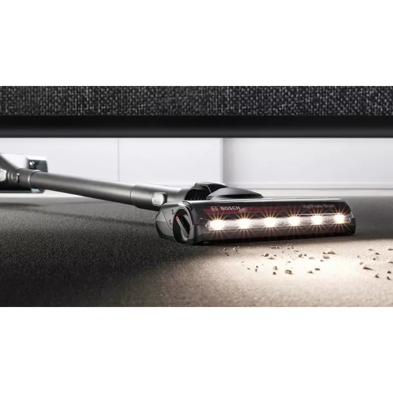 Bosch Serie 8 BBS8214 belaidis dulkių siurblys 2-in-1 (lazdinis/rankinis), 18V, 4 Ah, 65 min., baltas